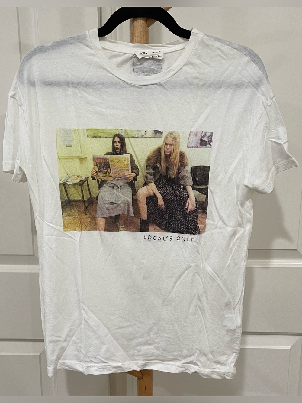 Zara Trafaluc Oversized Locals Only Graphic Tee